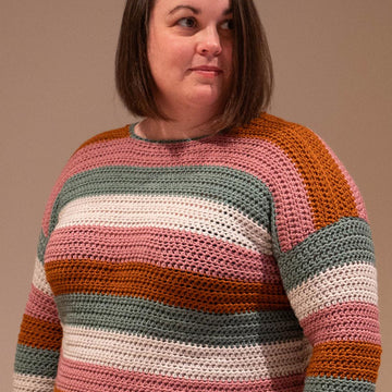 Striped Crochet Sweater