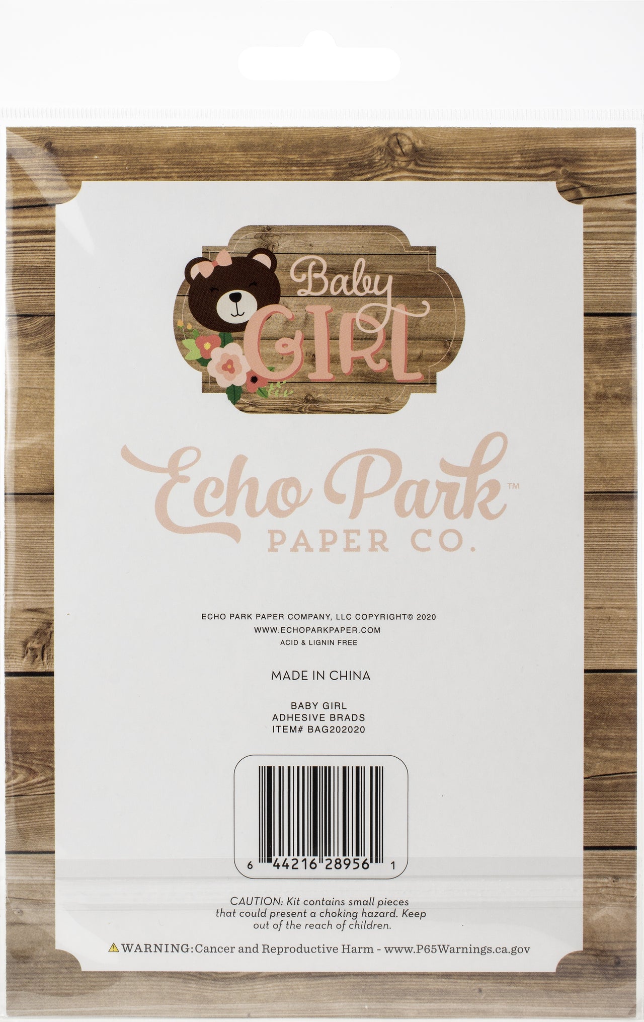 Echo Park Paper Echo Park Decorative Brads - Baby Girl