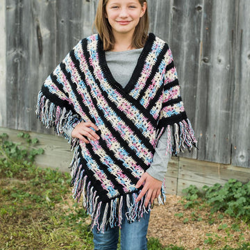 Girls' Sugar Skull Poncho