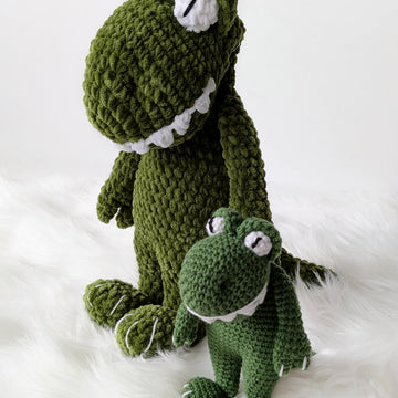 Crochet Dinosaur Pattern, Baby Snuggler Crochet Pattern: Amigurumi Plushie