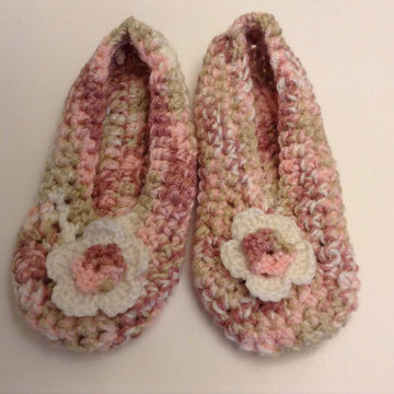 House Shoes Slippers flower