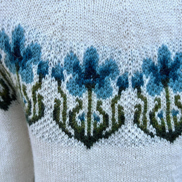 Blue Lilies Pullover