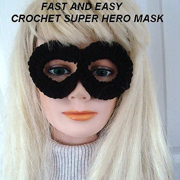 EASIEST CROCHET SUPERHERO MASK
