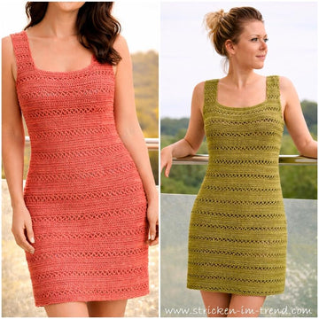 Crochet Pattern Summer Dress GreenVelvet | Cotton Crochet Dress | Women's Summer Dress PDF