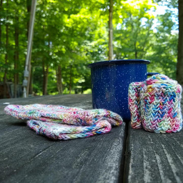 Kaolin Headband & Wrist Warmers Set