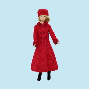 Barbie: Kate M style red coat, hat & boots