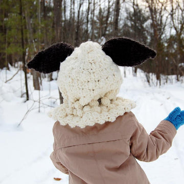 Lamb Hooded Cowl