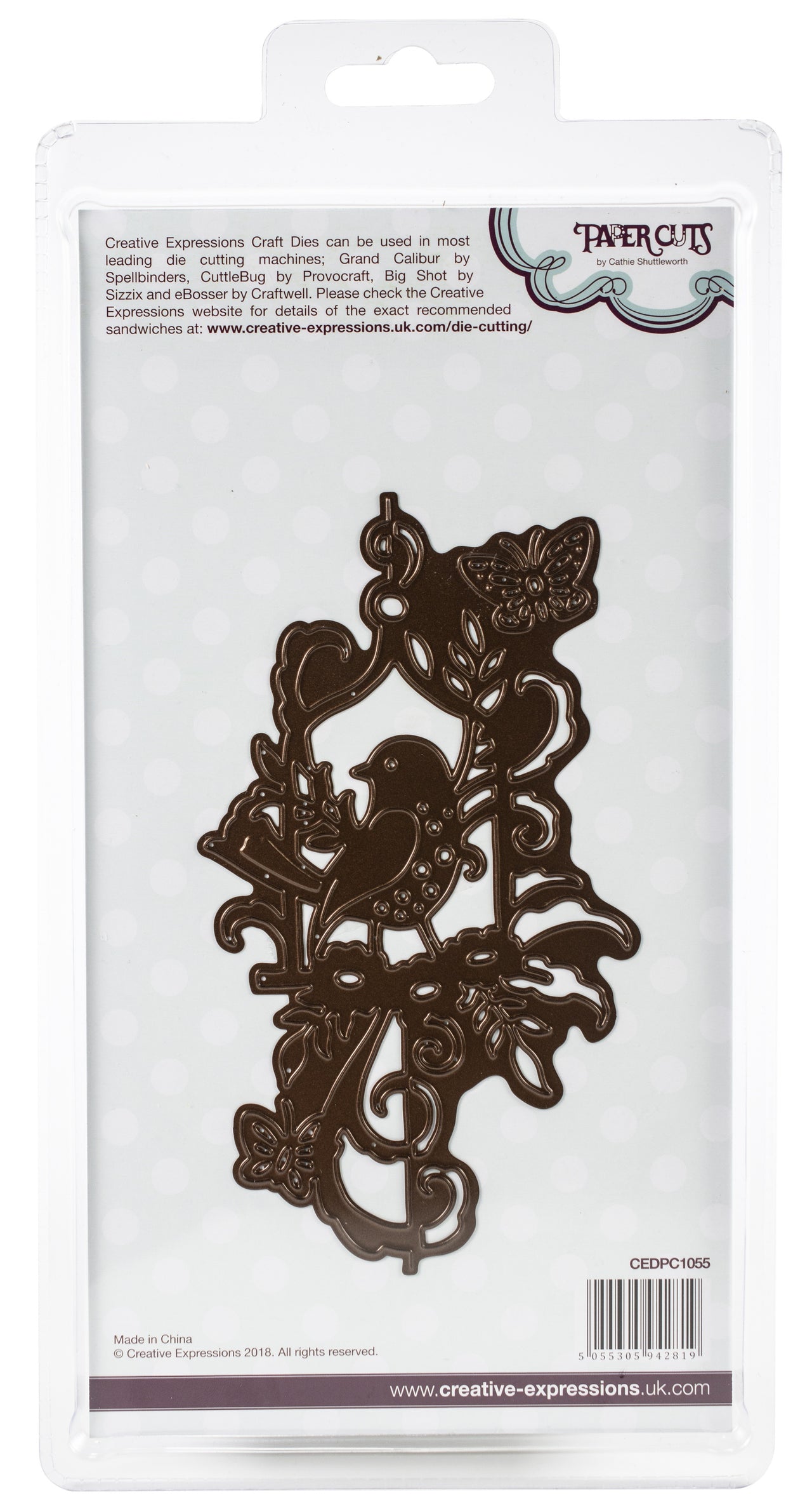 Creative Expressions Paper Cuts Edger Craft Dies - Bluebird