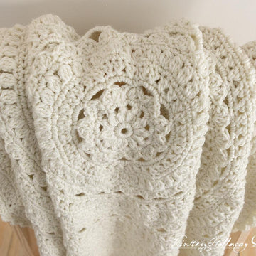 Secret Garden Round Baby Blanket