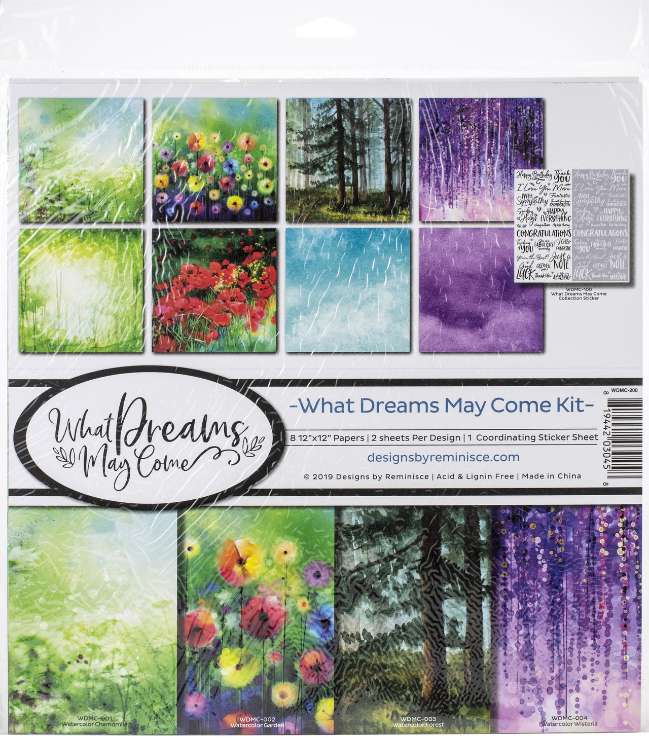 Reminisce Collection Kit 12"X12" - What Dreams May Come