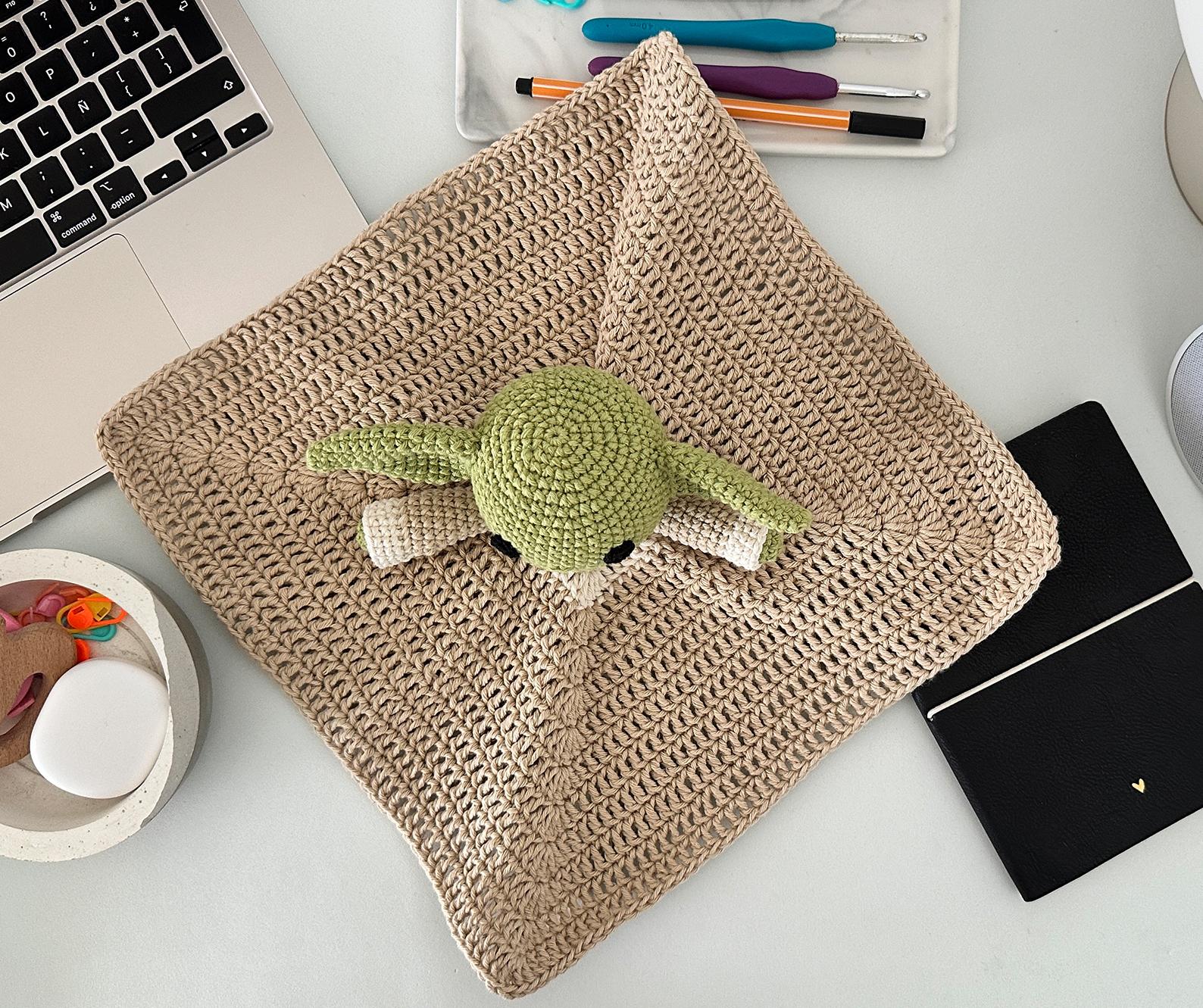 Baby Yoda Lovey Blanket