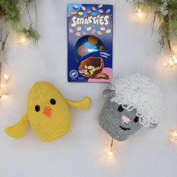 Easter Friends Egg Cover Knitting Pattern DK 98g Gift Charity knit
