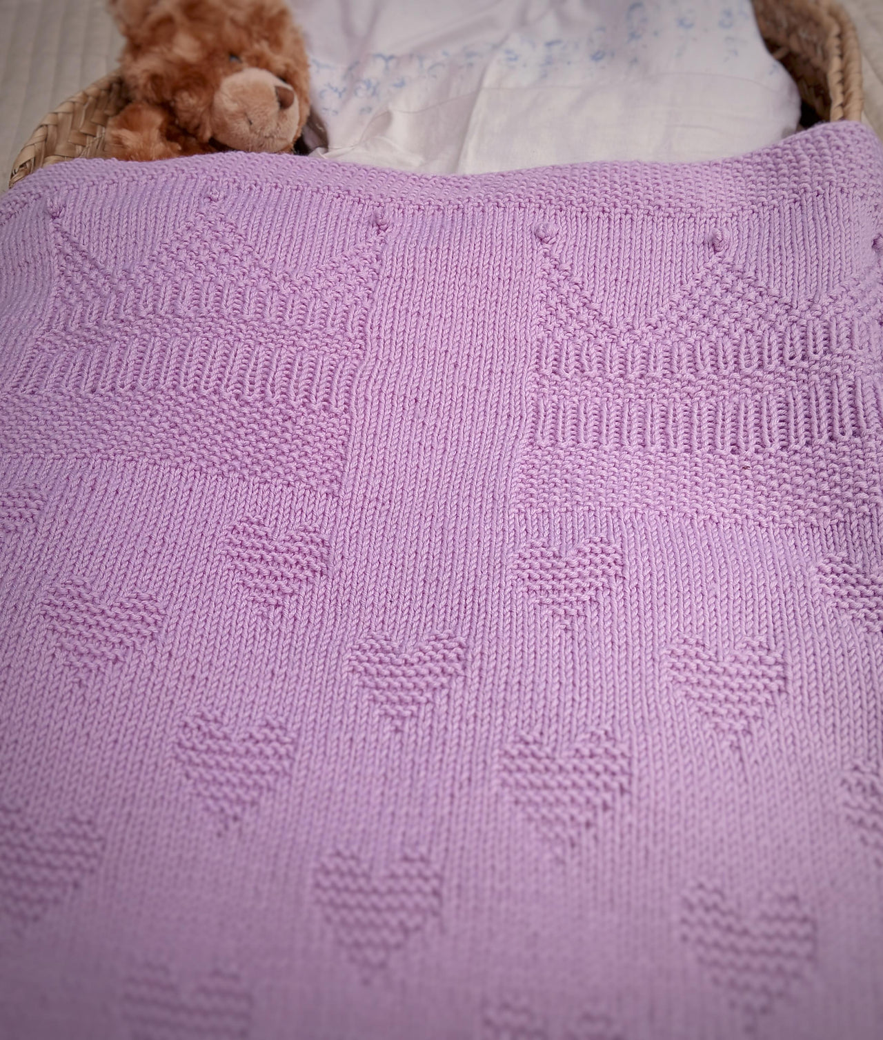 Crowns and Heart Blanket