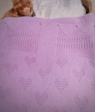 Crowns and Heart Blanket