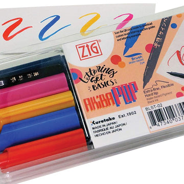 ZIG Kuretake ZIG Fudebiyori Lettering Set - Akiba Pop