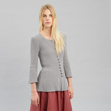 Blaise - Cardigan Knitting Pattern For Women in Debbie Bliss Piper