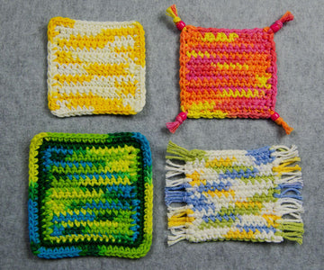 Easy Beginner Coasters 4 Ways
