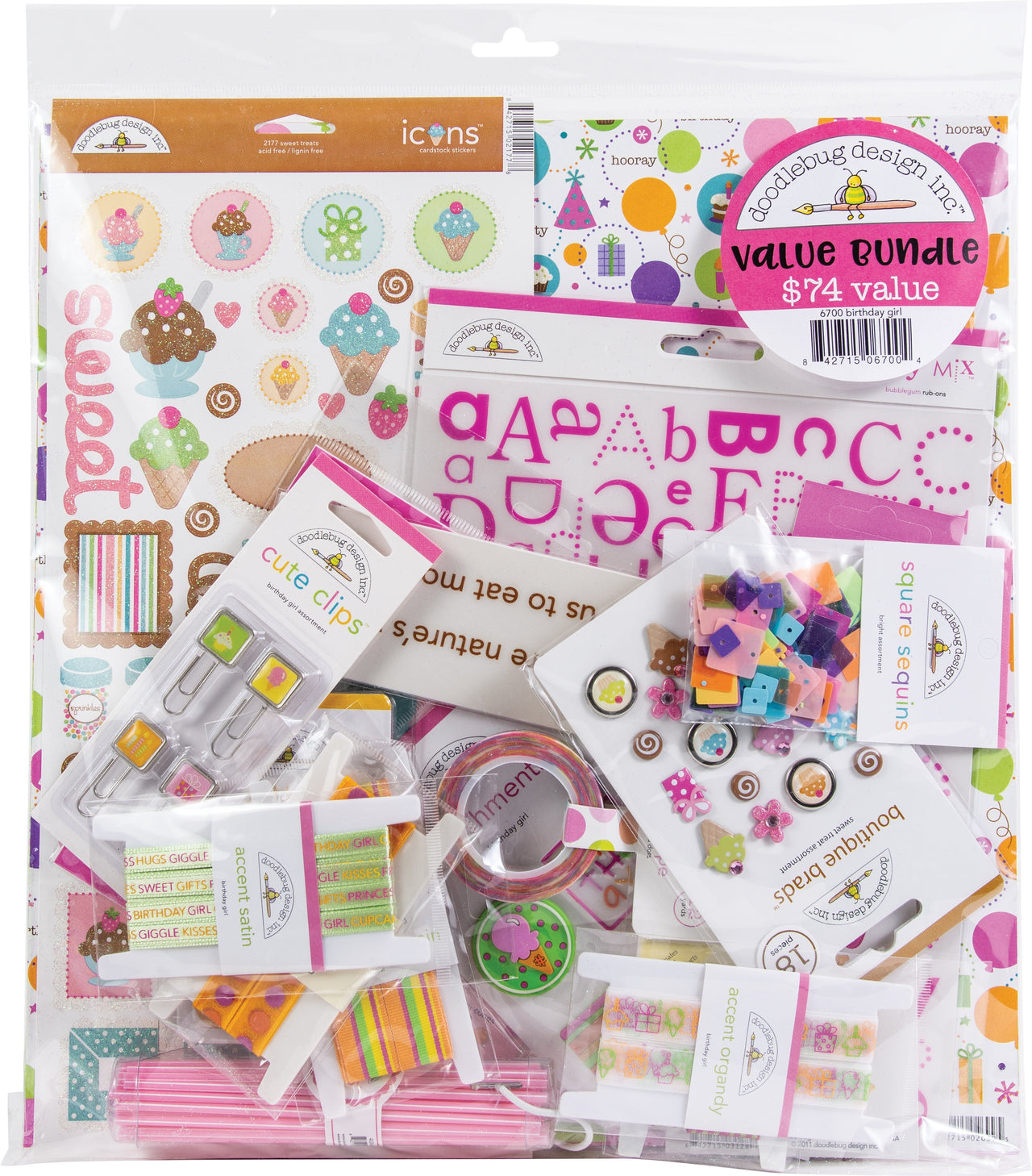 Doodlebug Value Bundle - Hey Cupcake