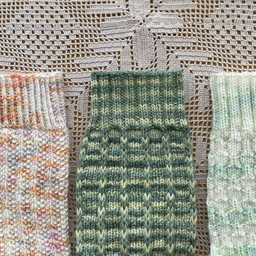 Textured Socks Three Ways