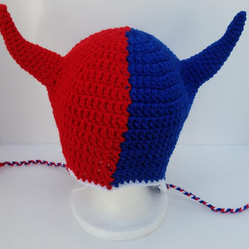 Horned Football Earflap Hat