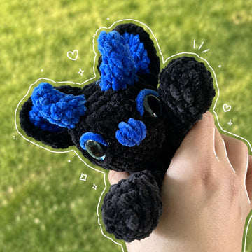 Bloo the Devil Cat Amigurumi, Crochet Pattern