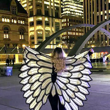 Night Angel Wings - Crochet Shawl