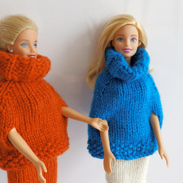 Poncho & Skirt Barbie Outfit
