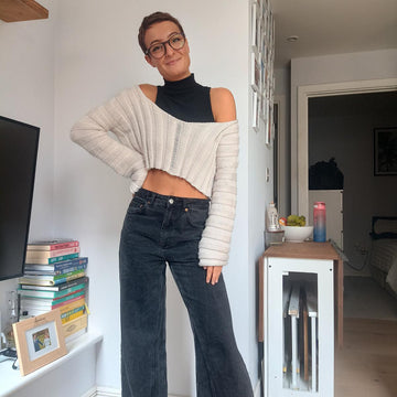 Cozy cropped sweater
