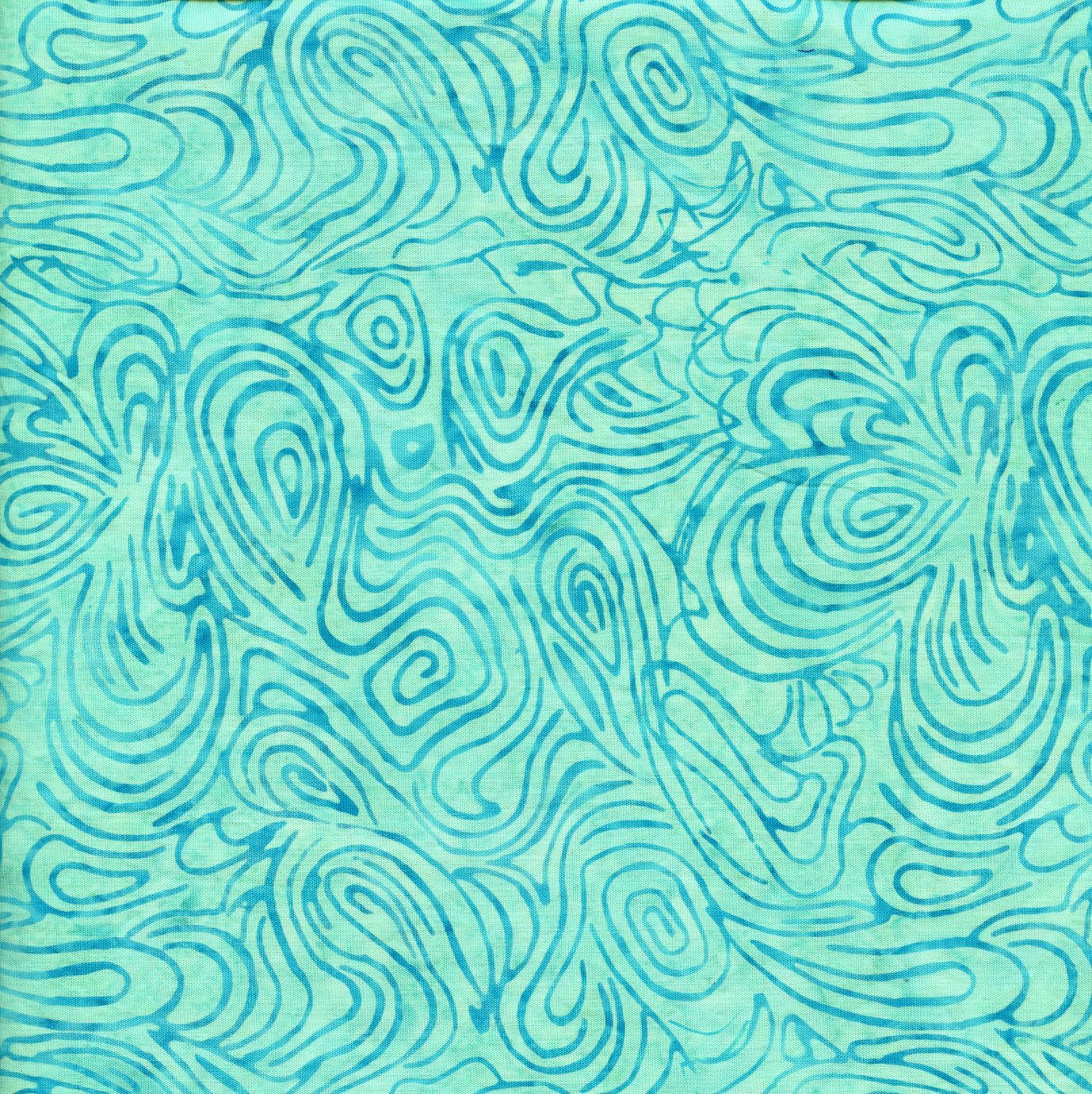 Island Batik Blenders - Aqua - BE24-D1
