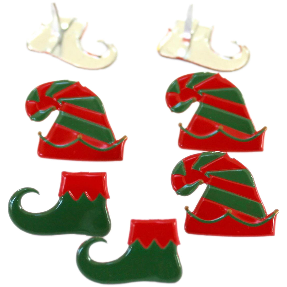 Eyelet Outlet Shape Brads 12/Pkg - Elf