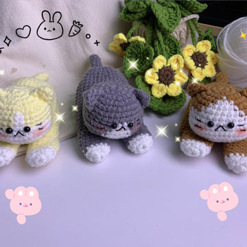 3in1 Little Cats Keychain Holder