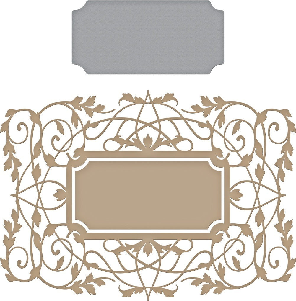 Spellbinders Amazing Papers Grace Glimmer Hot Foil Plate - Guilded Vines