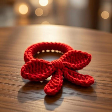 Crochet Bow Scrunchie Pattern | PDF Photo & Video Tutorial | Easy Hair Accessory