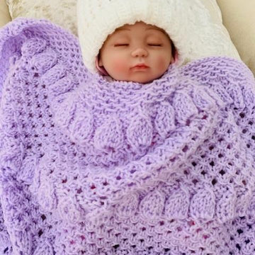 "Tuesday's Child" baby blanket