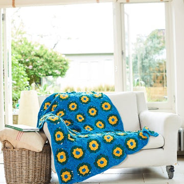 Motif Blankets in Stylecraft Chenille Chunky - 10249 - Downloadable PDF