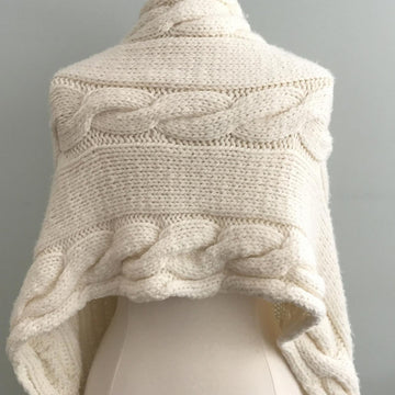 Ariel Cable Wrap Shawl
