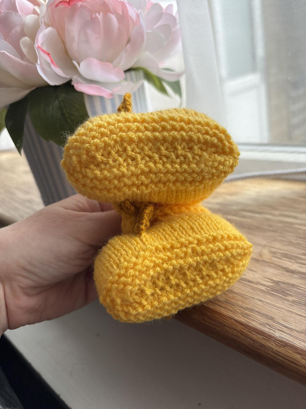 Lion Baby Booties