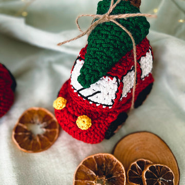 Christmas car basket