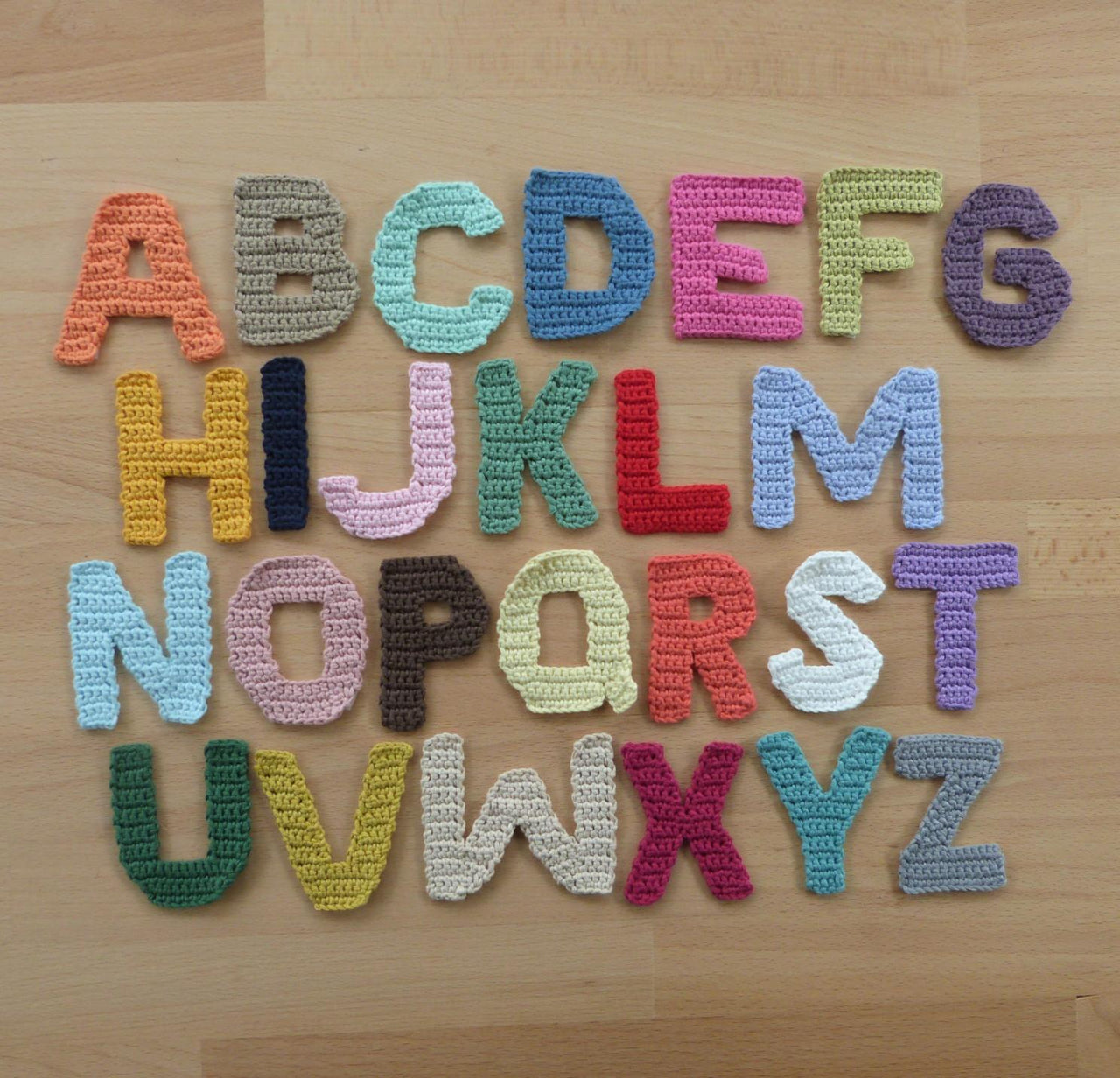 Alphabetic characters, A-Z