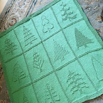 Many Christmas Tree Blanket