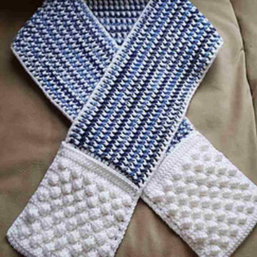 Autumn Kiss Scarf Crochet Pattern For Women