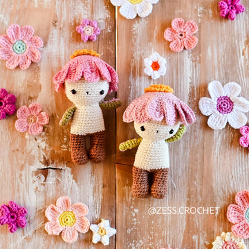 Crochet pattern Klig - The tiny spring flower creature