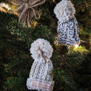 Mini Beanie Ornament