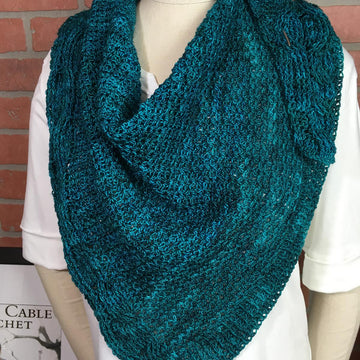Honeycomb Asymmetrical Scarf