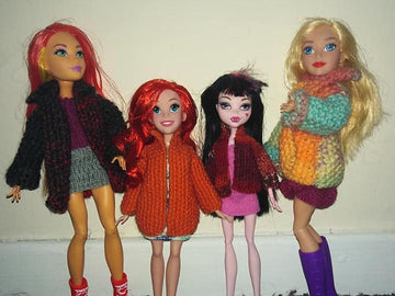 Moss Coat for Slimline Dolls