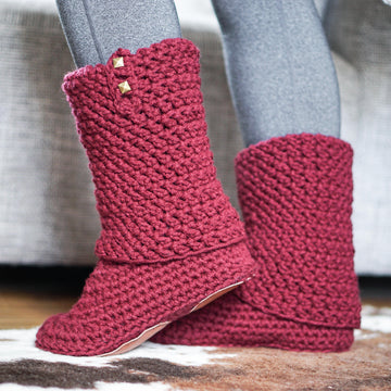 011-Boot style slippers