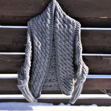 Silver Cocoon Shrug