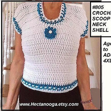 805 Scoop Neck Summer TOP