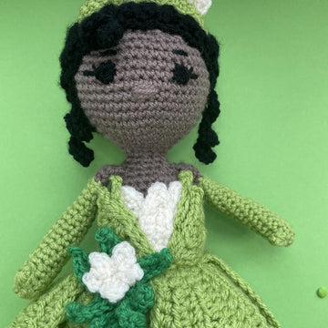 Hard-Working Princess amigurumi doll