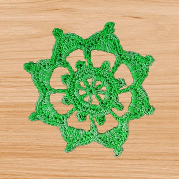 A crochet round motif - coaster pdf pattern